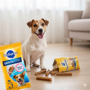 Petisco Dentastix Pedigree Cuidado Oral para Cães Adultos Raças Pequenas 110g