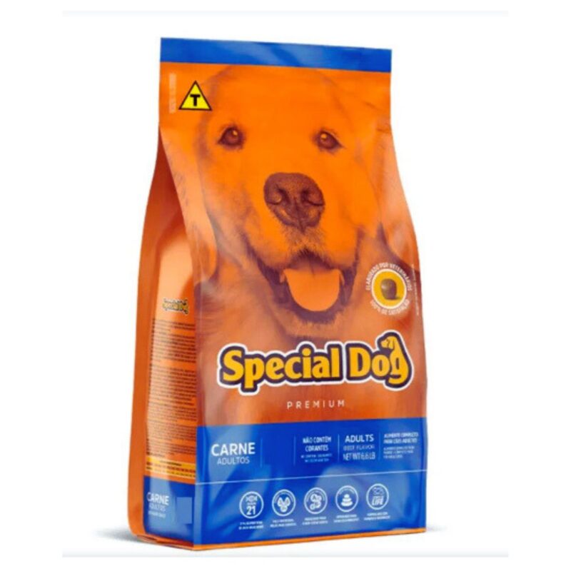 Ração Special Dog Para Cães Adultos Sabor Carne – 20kg-Imagem 2