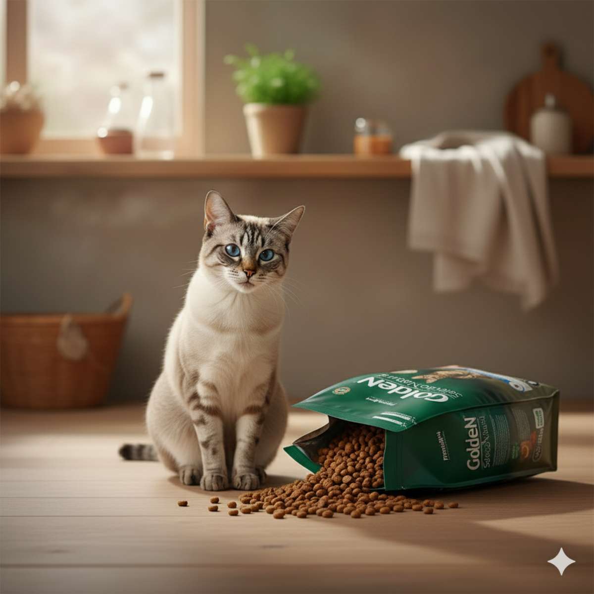 Ração Golden Seleção Natural Gatos Adultos Castrados Frango com Abóbora e Alecrim – 1kg-Imagem 4